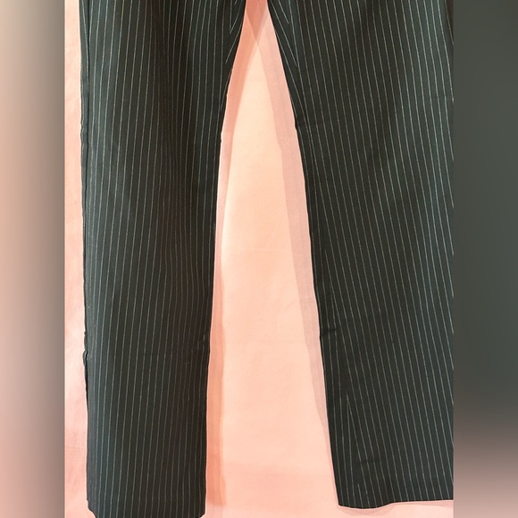 Express Design Studio Editor Black Pinstriped Pants- Sz 2 - Picture 10 of 11